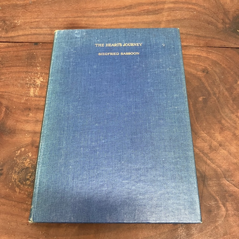 The Heart's Journey Siegfried Sassoon 1929 Poetry William Heinemann